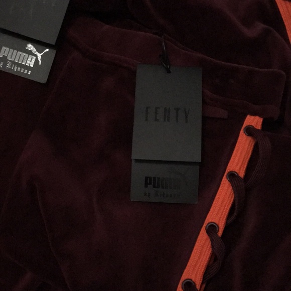 Last one! Fenty Puma Rihanna Velour Lacing Tights - Picture 5 of 6